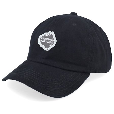 Northern Hooligans - Zwart unconstructed Cap - Mountain Cap Black Dad Cap @ Hatstore