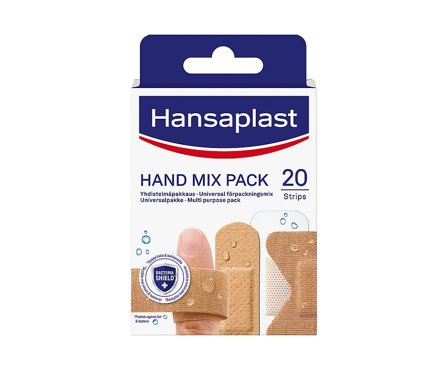 Hansaplast Hand Mix Pack 20 stk, Medicin & Pleje, Plastre, Øvrige