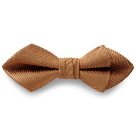 Roströd Knuten Gros Grain-mönstrad Fluga med Diamantändar för män - Knutna flugor