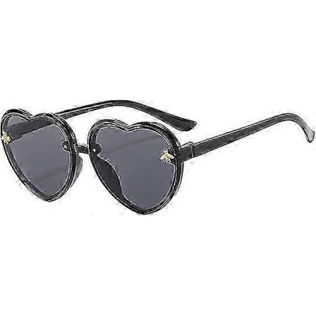 Hjerteformede solbriller for kvinner - Gotiske Halloween-festtilbehør for jenter