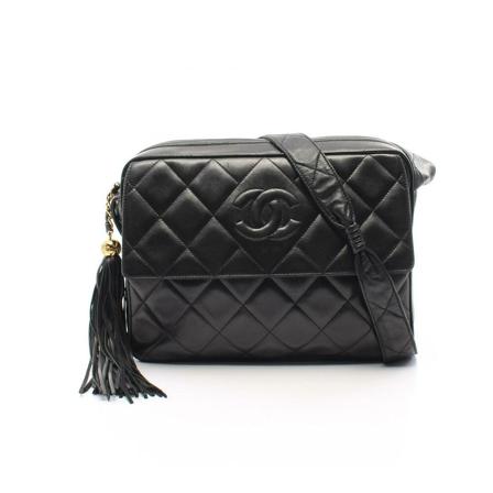 Chanel Vintage Pre-owned Shoulder Tas , Zwart , Dames , Maat: ONE Size Vintage Tassen