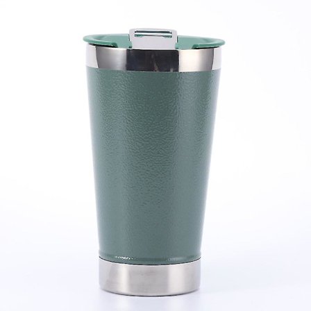 Termosmugg i rostfritt stål 20oz Ölmugg med flaska