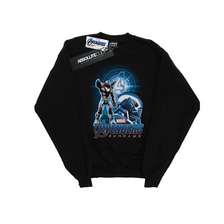 Marvel Dam/Kvinnor Avengers Endgame War Machine Team Suit Sweatshirt Black S