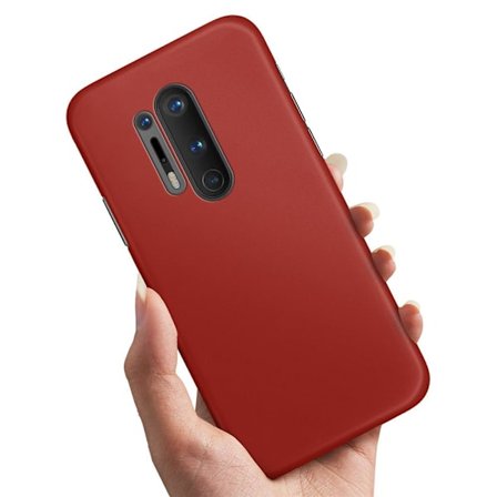 OnePlus 8 Pro - Cover/Mobilcover Mørkrød