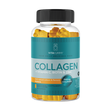 VitaYummy Collagen, Papaya, 60 stk.