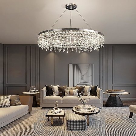 80 cm Uniikki Muotoilu Kristalli Kattokruunu Led Pohjoismainen Tyyli 220-240v