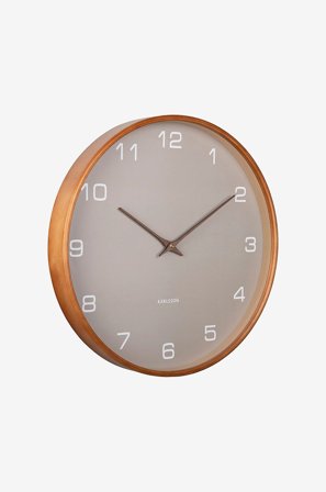 Karlsson - Veggklokke Acento - Grå - Veggklokker & bordklokker - Fra Homeroom