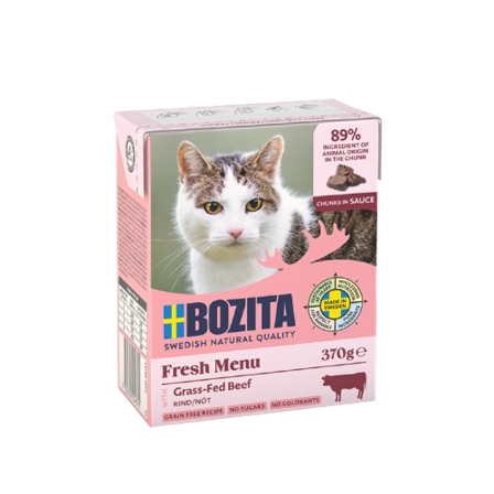 Bozita Katt - Biff i saus 370 g - Katt - Kattefôr & kattemat - Våtfôr og våtmat - ZOO.no