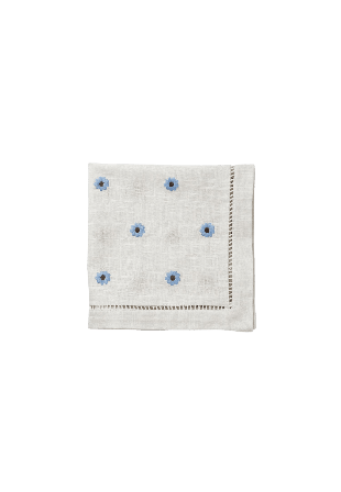 Pick A Poppy Daisy Servett - 45x45 Cm Bordstextil Blå