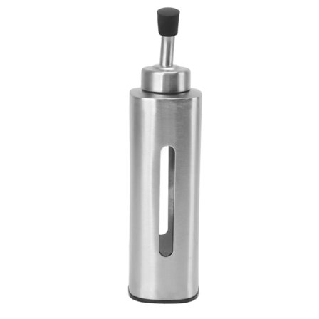 220 ml olie dispenser flaske rustfrit stål olie flaske sauce beholder til olivenolie eddike sojasovs rektangel