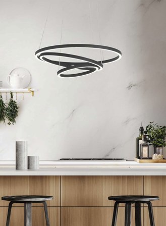 Lobinero-z taklampe Ø58 - sort