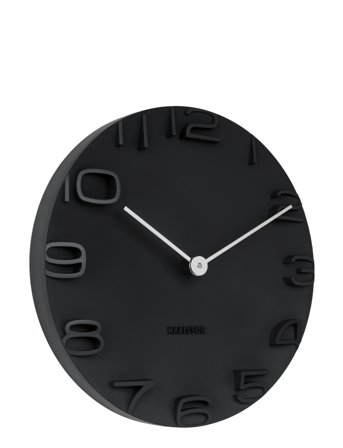 KARLSSON Wall Clock On The Edge - Black - 42CM