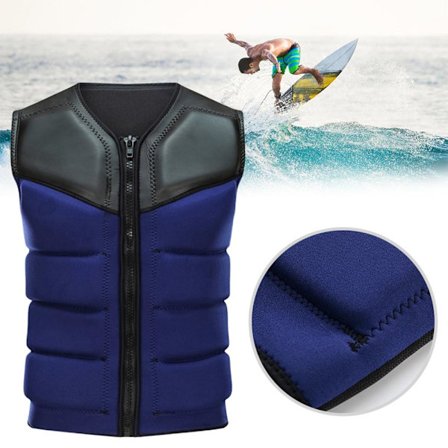 Voksen svømmevest redningsvest fiskevest slitesterk holdbar svømmeoppdrift hjelpevest for vannski surfing fiske