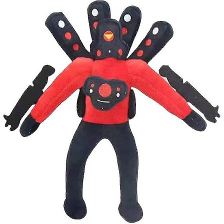 11,8" Opgraderet Titan Speakerman Plys, Kraftig Kæmpe Skibidi Toilet Titan Speakerman Figurer Plysdyr