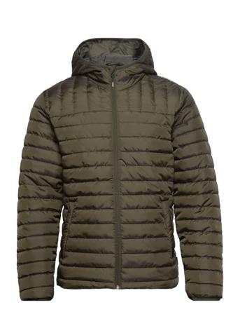 Onspiet Quilted Hood Jacket Otw Vd Fôret Jakke Grønn ONLY & SONS