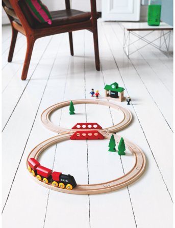 BRIO Brio 33028 Togbane, Klassisk 8-Tals - Multi/patterned - ONE SIZE