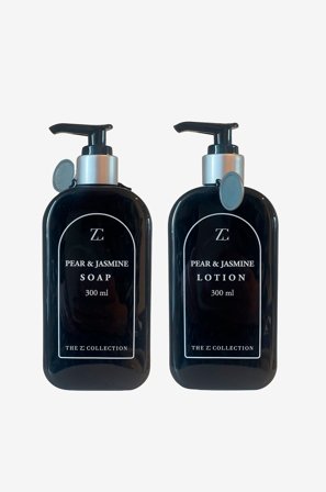 Zelected by Houze - Sæbe/Lotion Pear Jasmine Set /2 - Beige - Duftlys & duftpinde - Fra Homeroom