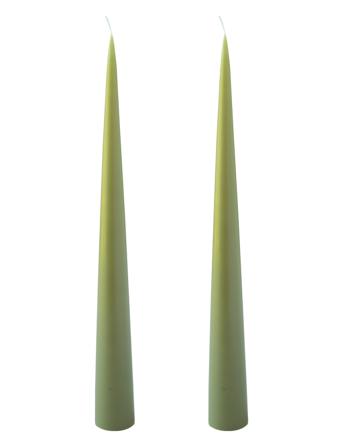 Hand Dipped Decoration Candles, 2 Pack Home Decoration Candles Pillar Candles Grön Kunstindustrien