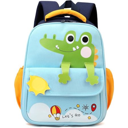 Dinosaur Rygsæk, Sød Rygsæk til Småbørn til Drenge og Piger - Letvægts Børnehaverygsæk til Førskole og Dagpleje (2-5 år, Vandafvisende)