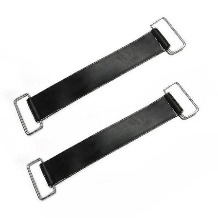 Motorsykkelbatteri gummistrikk Motorsykkelbatterier Rask holderbelte. (svart) (2 stk)