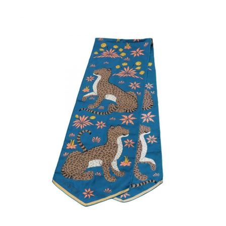 Hermès Vintage, Pre-owned Scarf Blauw, Dames, Maat:ONE Size