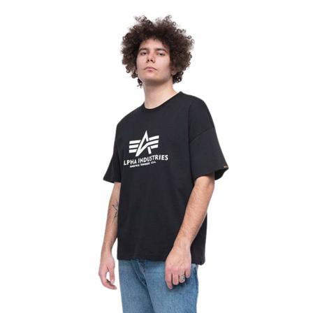 Alpha Industries, Koszulka Czarny, Mężczyzna, Rozmiar: S