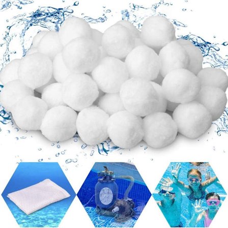 Filterkugle 700g swimmingpool pumpe kugle filter filtermaterial,