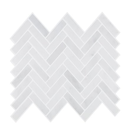 30 x 30 cm selvklæbende flise-klistermærke med marmormønster