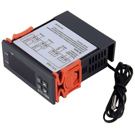 STC-1000 220V Universal Termostat Temperaturregulator Kalibrering Fahrenheit & Celsius Display + Sensor Probe