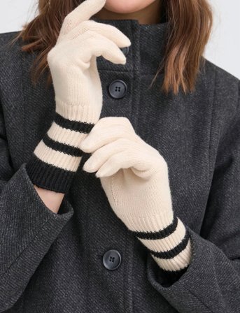 Fransa Frstripy Acc 2 - Cream - ONE SIZE