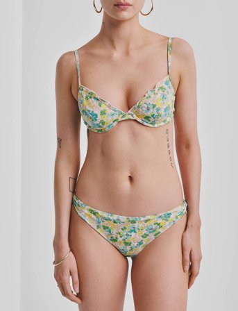 by Ti Mo Bikini Top - Green - XL