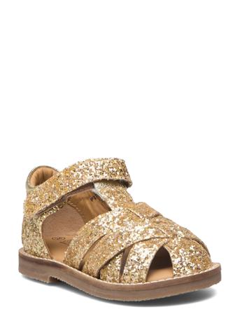 Sandal Glitter Shoes Summer Shoes Sandals Gull Petit By Sofie Schnoor*Betinget Tilbud