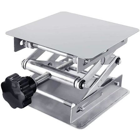 Praktiskt manuellt litet lyftplattformsfäste i rostfritt stål