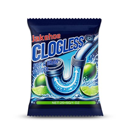 Rörrensning pulver badrum kök rörblockering rensning upplösande rengöring deodoriserande rengöringsmedel