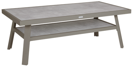 Brafab Samvaro Low Soffbord Khaki/Sand, Utemöbler