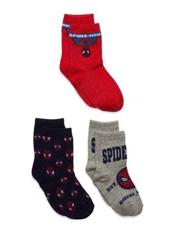 3 Pack Socks Socks & Tights Socks Multi/mönstrad Spider-man