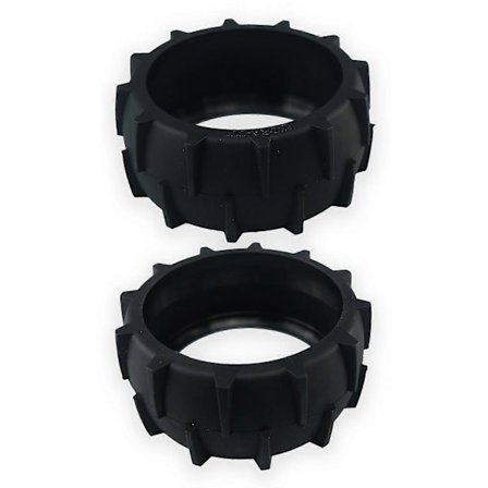 RSDRA-001 2 stk. Gummihjul med skridsikker overflade til Dreame Robotplæneklipper A1, reservedele (FMY)