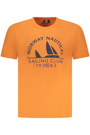 Norway 1963 T-shirt Maniche Corte Uomo Arancio