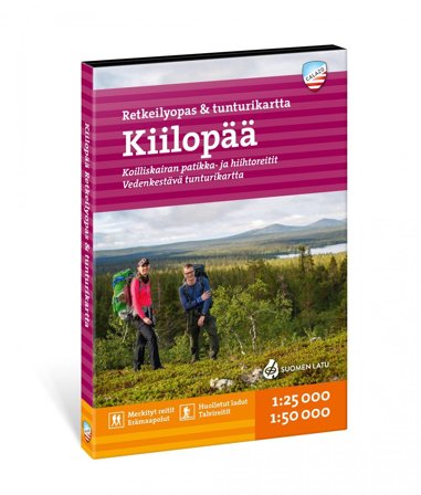 Calazo Kiilopää - Retkeilyopas & tunturikartta 1:25 000