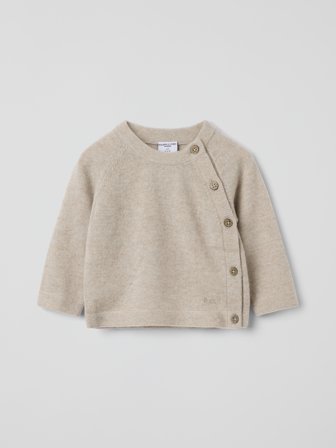 Polarn O. Pyret - Knitted cardigan Cashmere - 50 - Childrenswear - beige