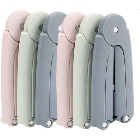 6 stk. Sammenklappelige Bøjler, Rejse Bøjle Bærbar, ZQKLA