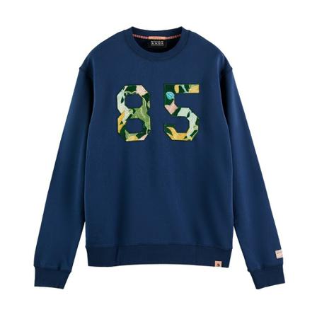 Scotch & Soda, Sweatshirts Blauw, Heren, Maat:M