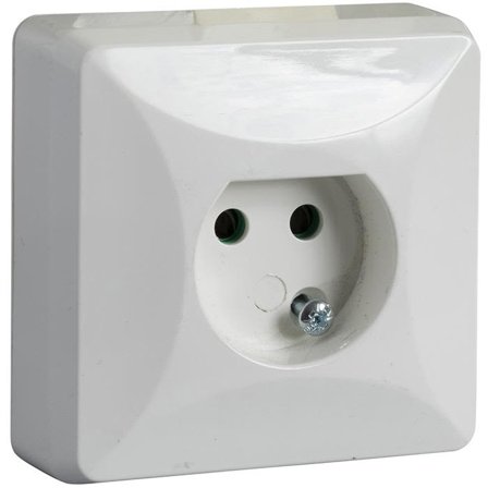 Schneider Electric 189508200 Lamputtag ojordat, 1-vägs, 2-pol, Strömbrytare & vägguttag