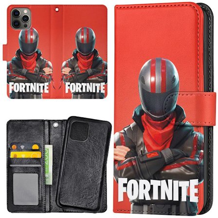 iPhone 12 Pro Max - Plånboksfodral/Skal Fortnite
