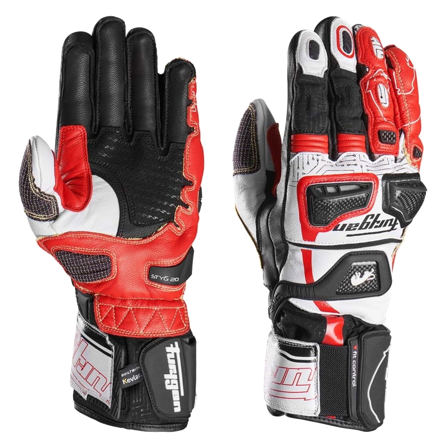 Guanti Moto Furygan Styg20 X Rosso/Nero/Bianco S
