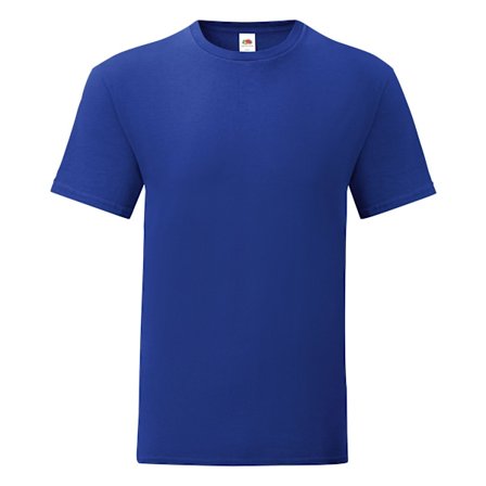 Fruit Of The Loom Iconic T-shirt för män (5-pack) XXL koboltblå
