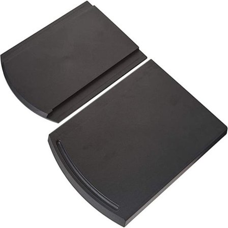 Svart multifunktionell utdragbar bricka för kök, utdragbar matta för kaffebryggare, mixer, köksmaskin, hushållsapparater, brödrost