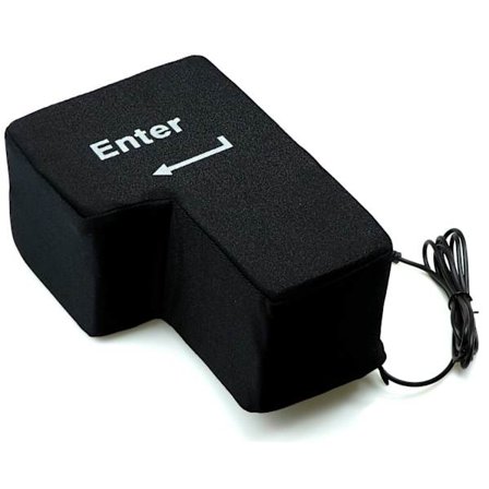 Stor anti-stress USB-dyna med ENTER-tangent