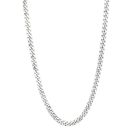 by BILLGREN Silverhalsband | Pansar 8 mm | Nobel Accessoarer Herr Silver 50 cm