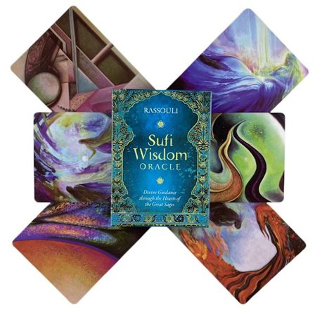 Sufi Wisdom Oracle Cards A Tarot English Visions Divination Edition Deck Borad Spela spel för andlig spådom